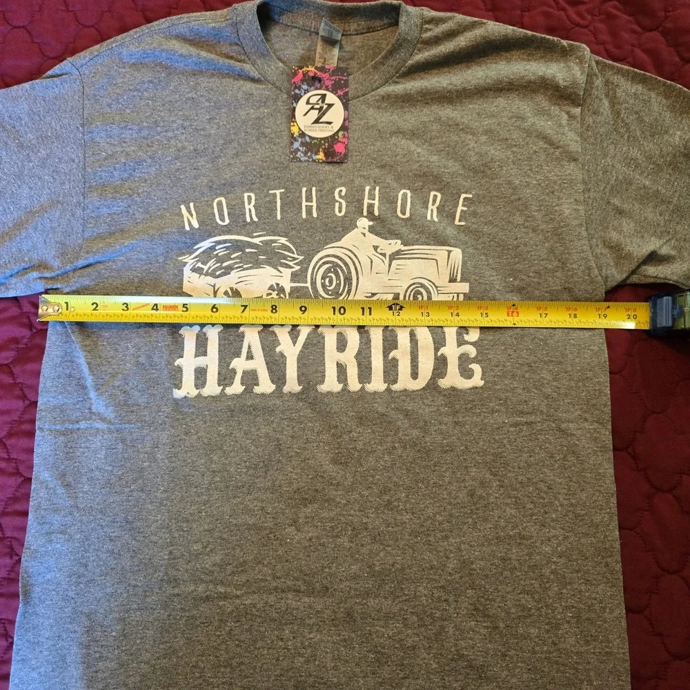 Northshore Hayride GORDON, WISCONSIN Brad & Ceila's Last Hurrah t-shirt‎  SIZE M